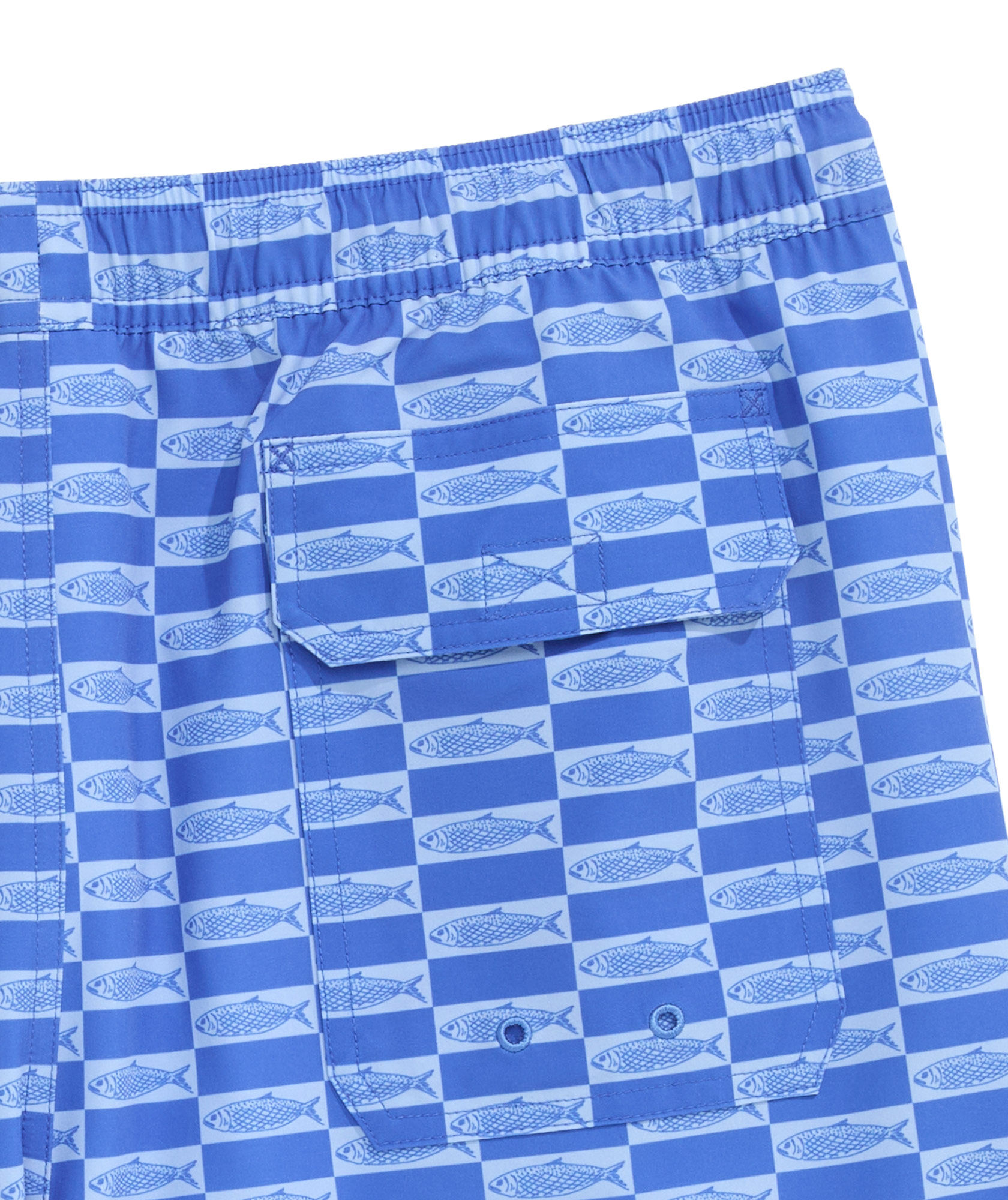 OUTLET 5 Inch Fish Checkers Chappy Trunks