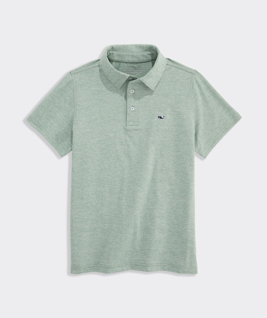 Boys' Performance St. Jean Stripe Sankaty Polo