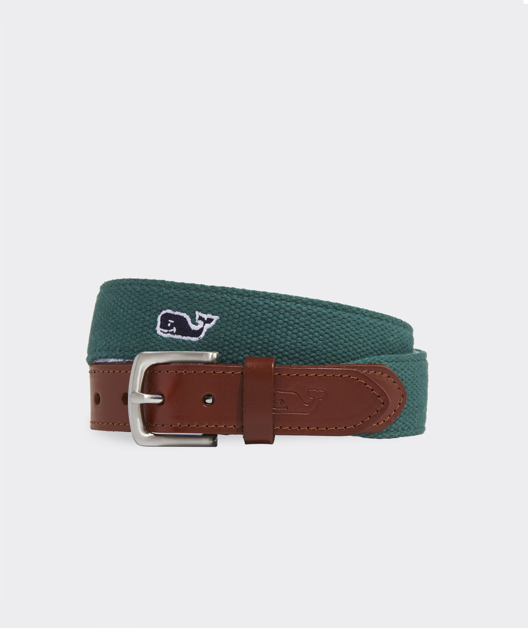 Boys' Snowflakes Embroidered Canvas Club Belt