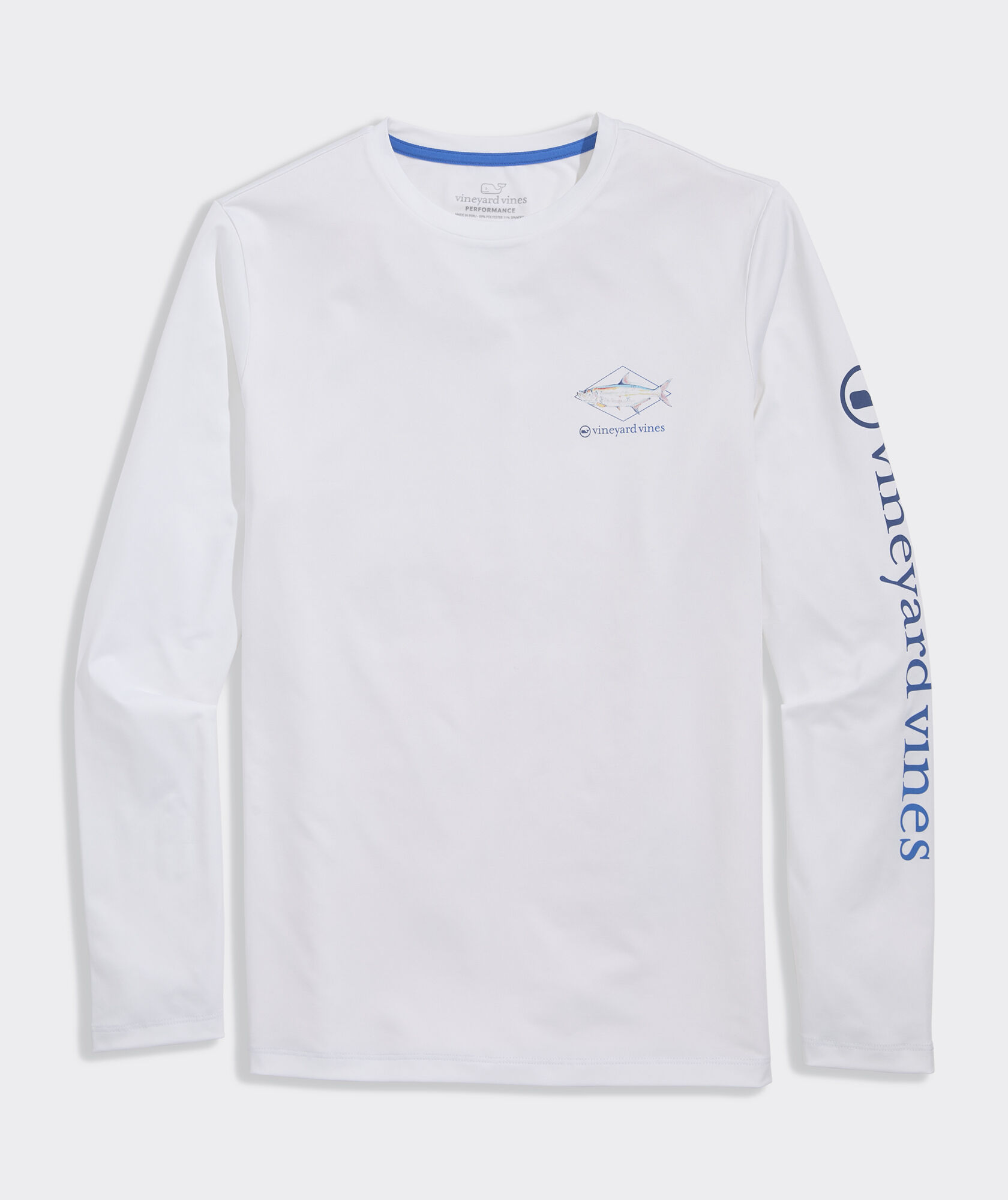 Performance Painted Tarpon Long-Sleeve Harbor Tee