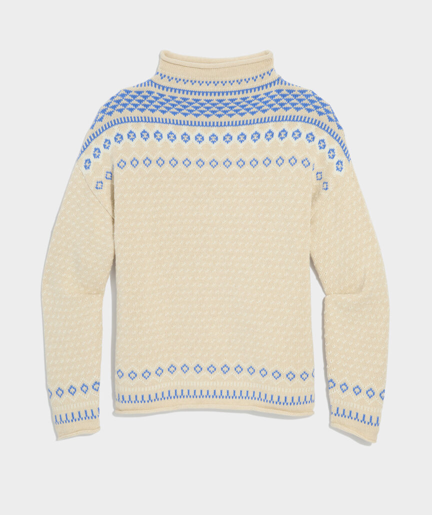 Katie Cotton Mockneck Sweater