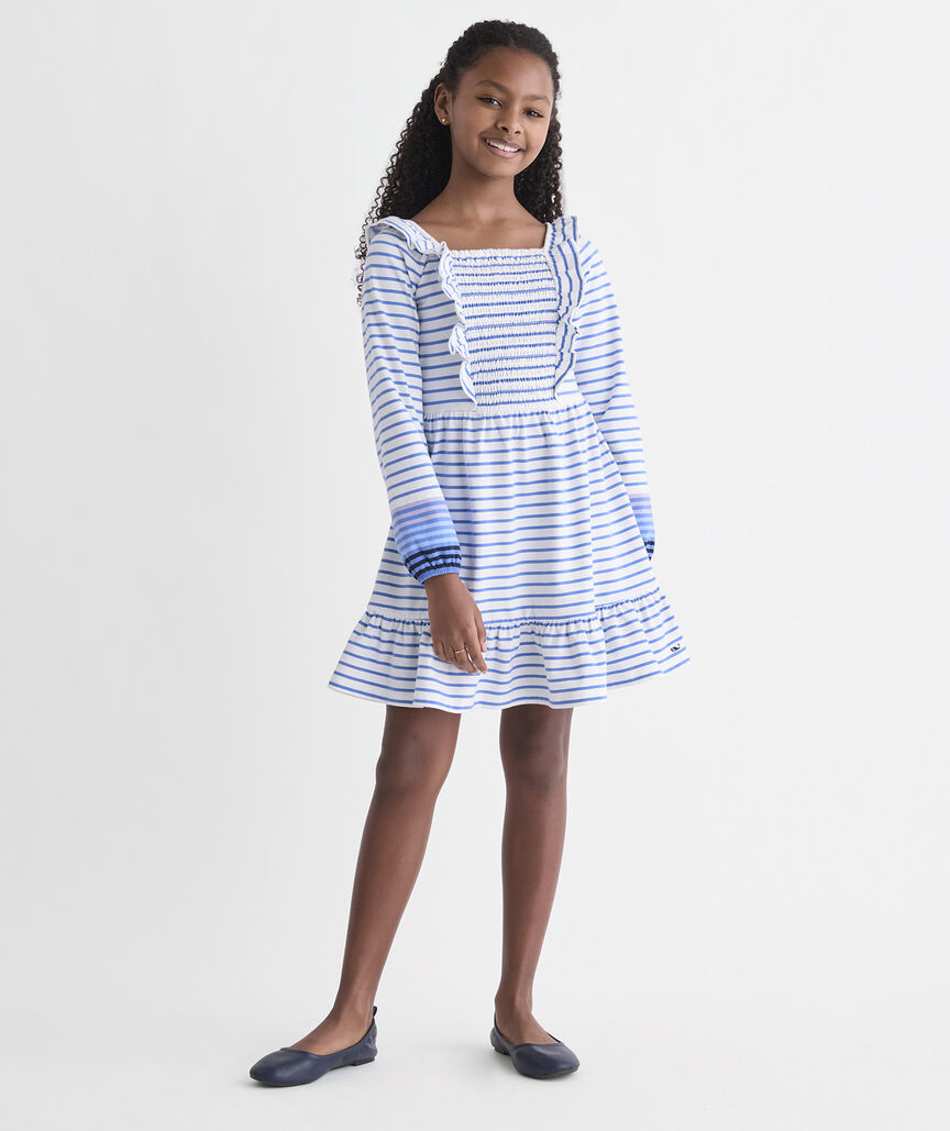 Girls' Long Sleeve Jersey Dress