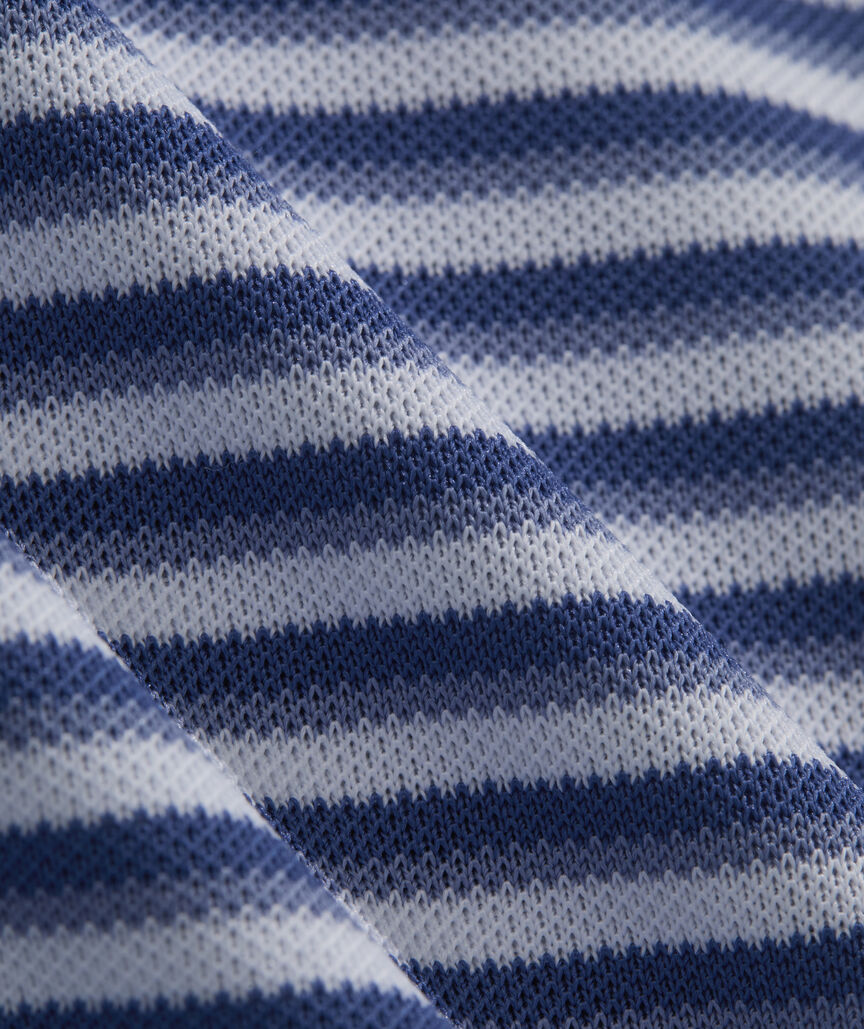 Performance Pique Striped Sankaty Polo