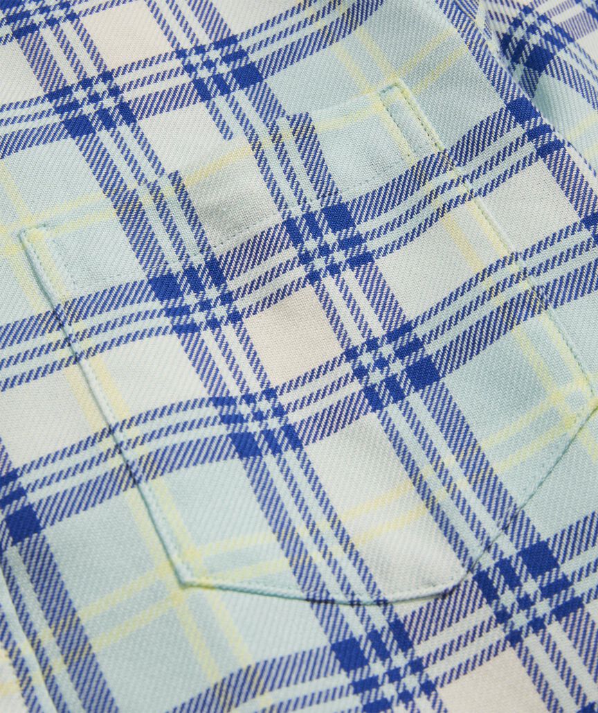 Cotton Twill Plaid Shirt