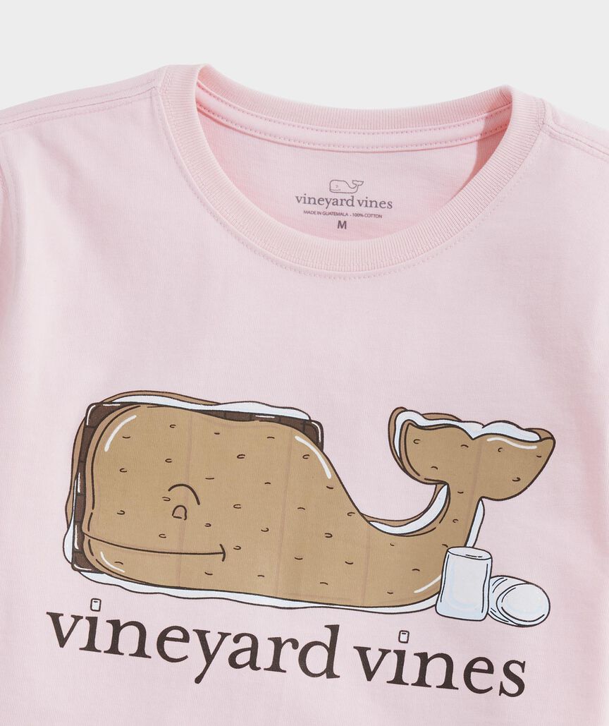Girls' S'Mores Whale Short-Sleeve Tee