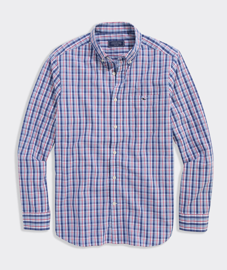 Sandie Plaid Perfect Wash Poplin Shirt