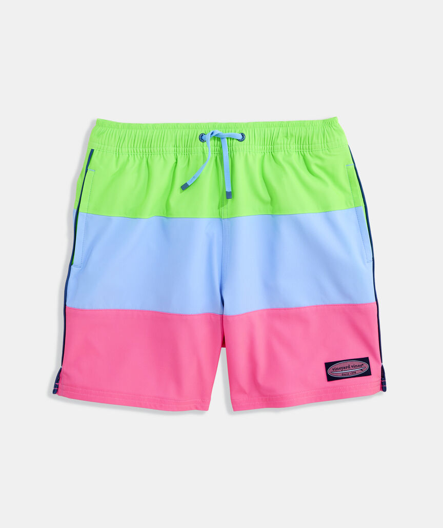 Boys' Colorblock Chappy Swim Trunks
