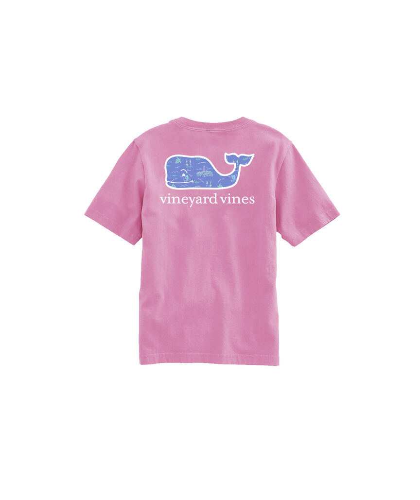 OUTLET Girls' Hope Scenic Whale Short-Sleeve Pocket Tee