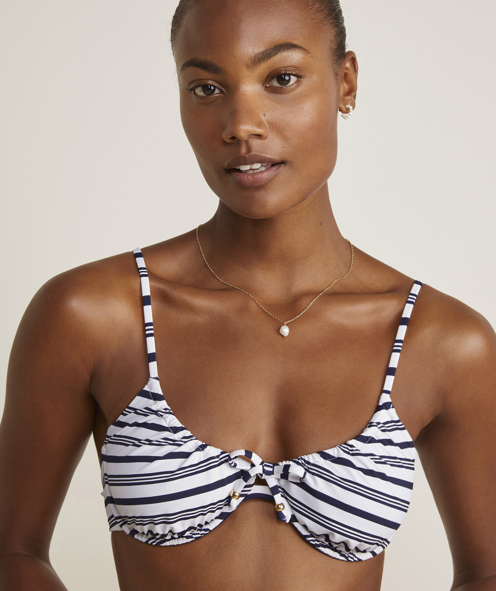 Tie-Front Underwire Bikini Top