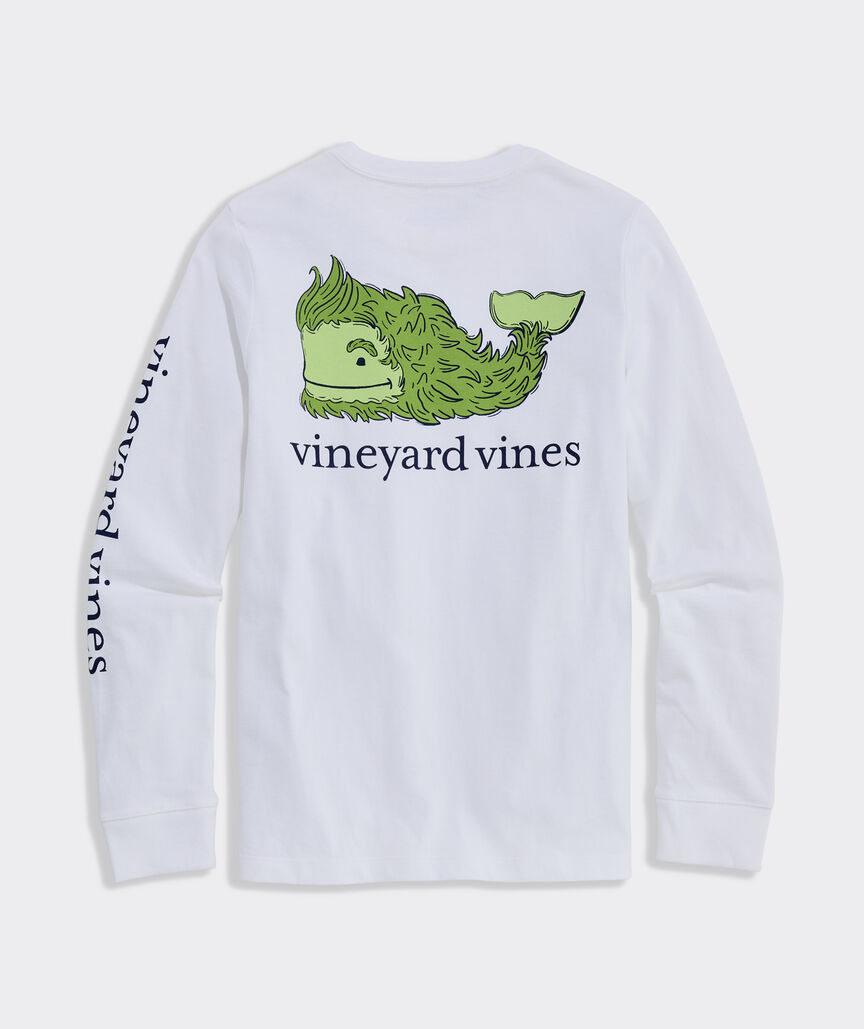 Boys' Holiday Grump Whale Long-Sleeve Pocket Tee