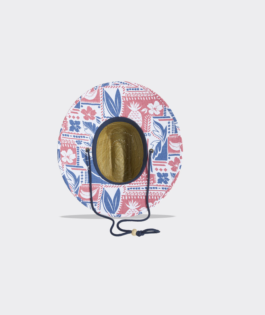 Surf Patch Island Woodblock Lifeguard Hat