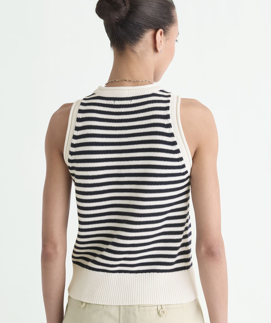 Katie Cotton Rollneck Sweater Tank