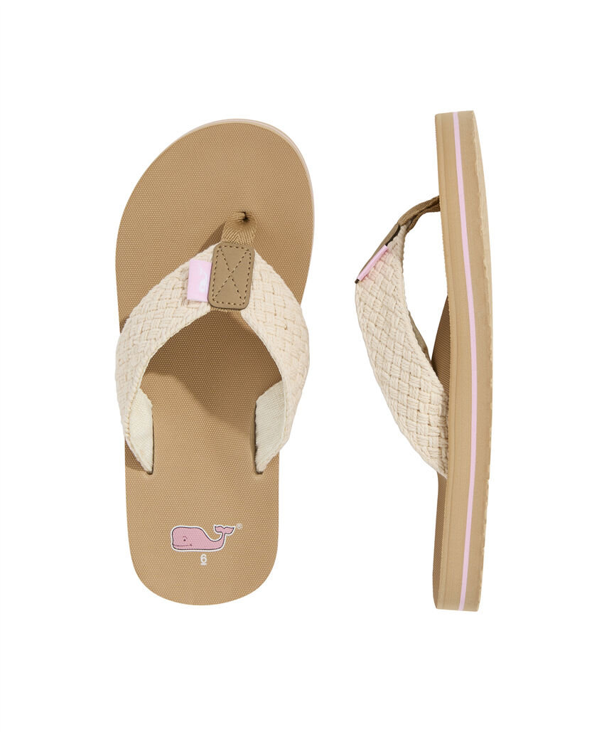 OUTLET Braided Flip Flop