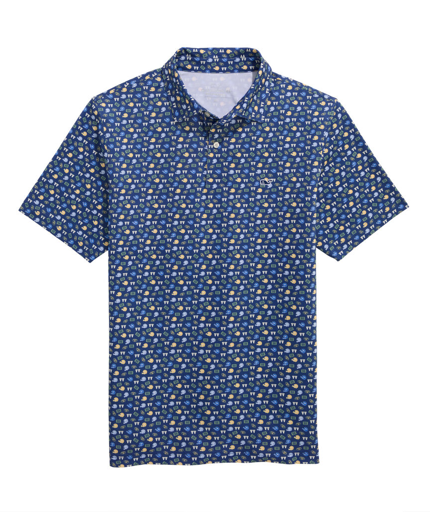 OUTLET Football Toss Performance Polo