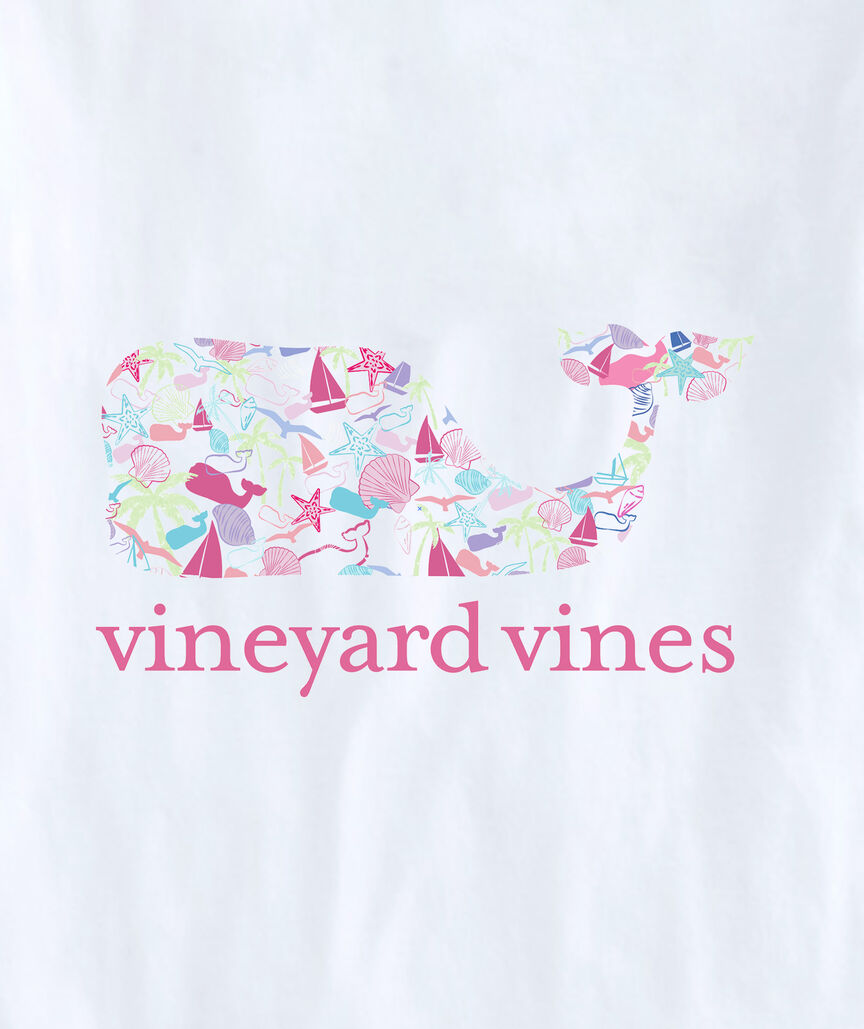 OUTLET Women's Scenic Icons Whale Short-Sleeve Pocket Tee