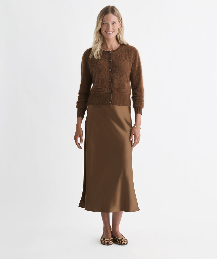 Brushed Cashmere Cardigan