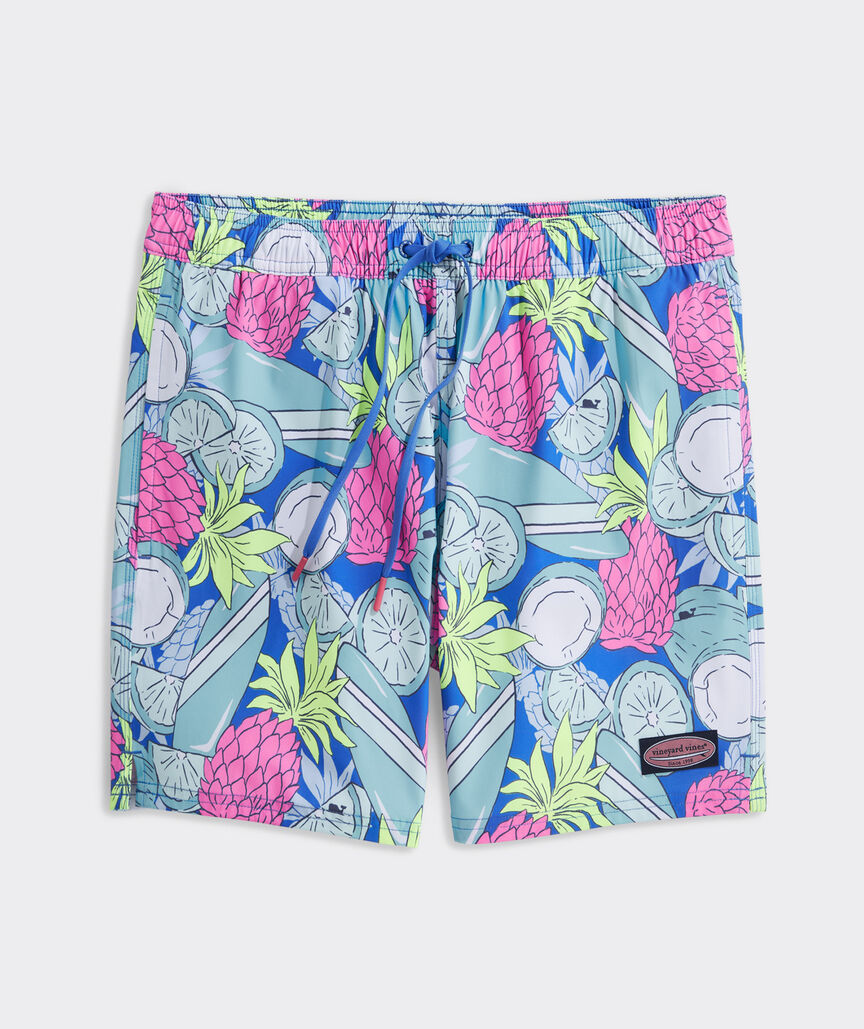 5 Inch Printed Chappy Swim Trunks