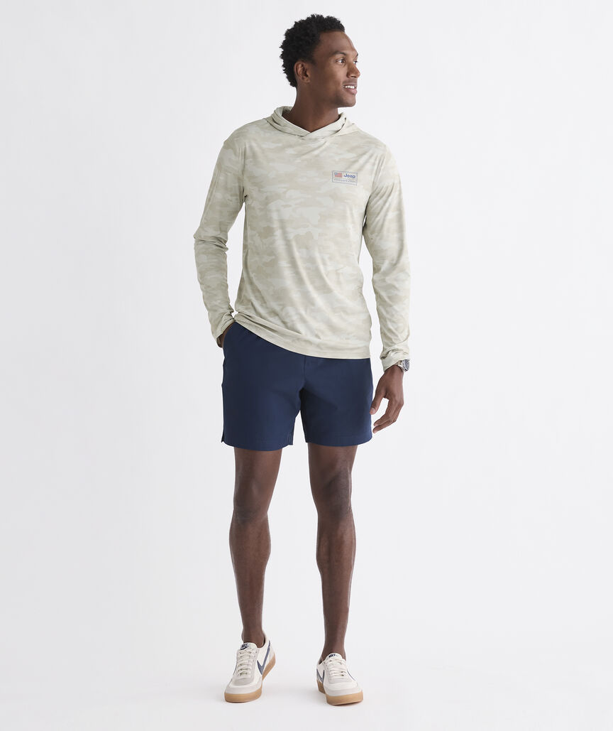 Jeep Collection Sun Tech Hoodie Tee
