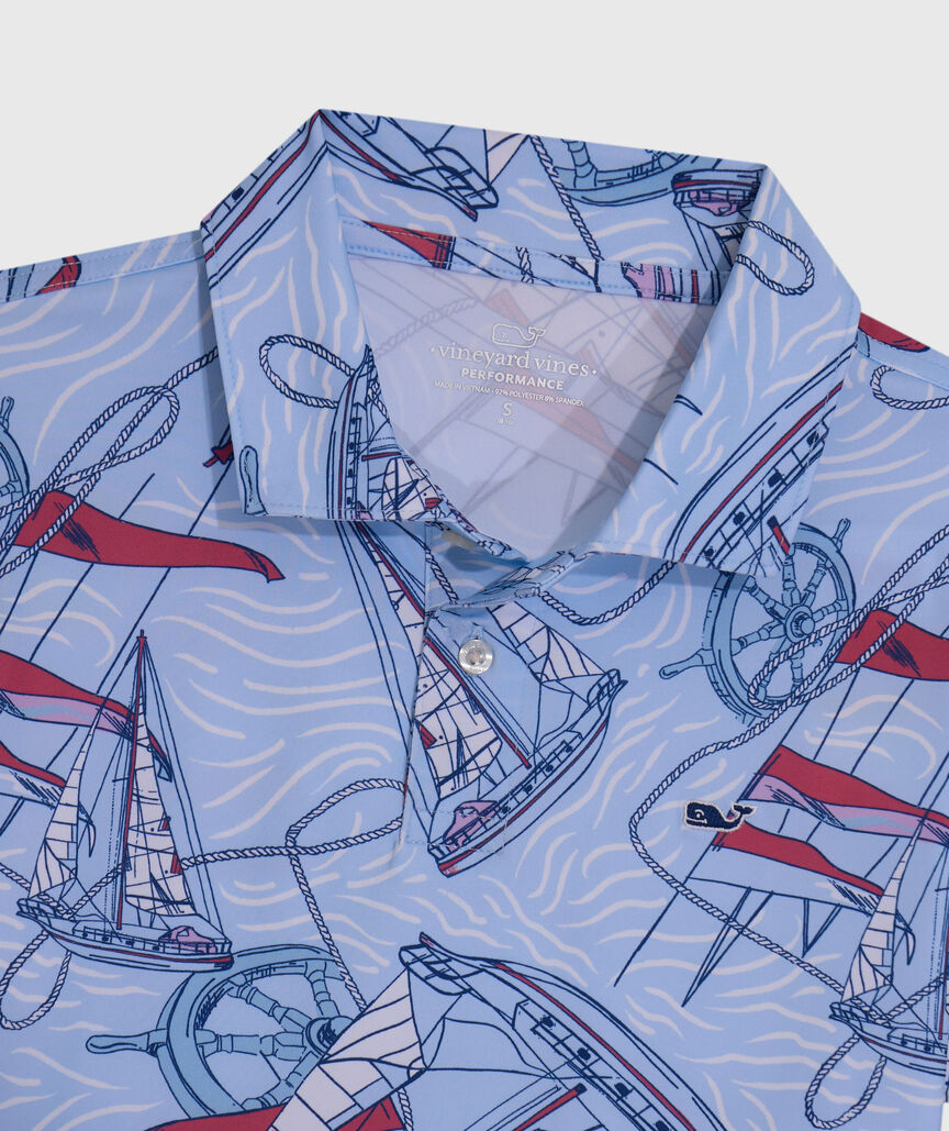 OUTLET Boys' Rope Sailing Performance Polo