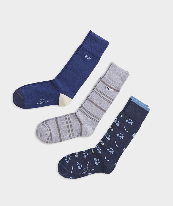 Tee Time Icons 3-Pack Socks