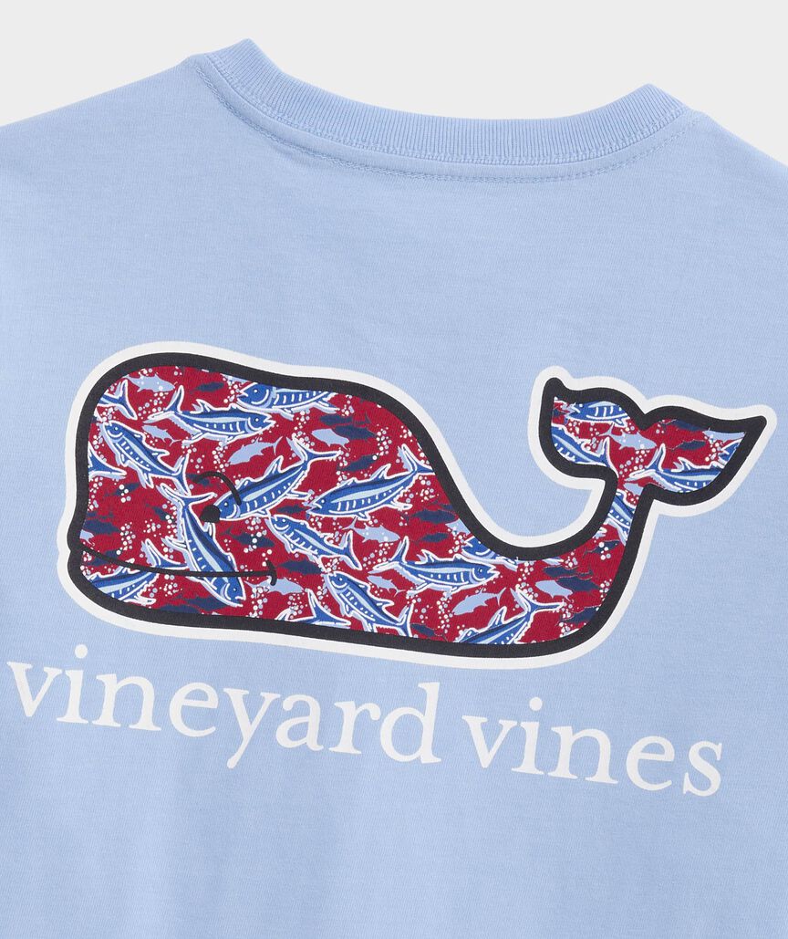 Boys’ Bone Fishing Whale Short-Sleeve Pocket Tee