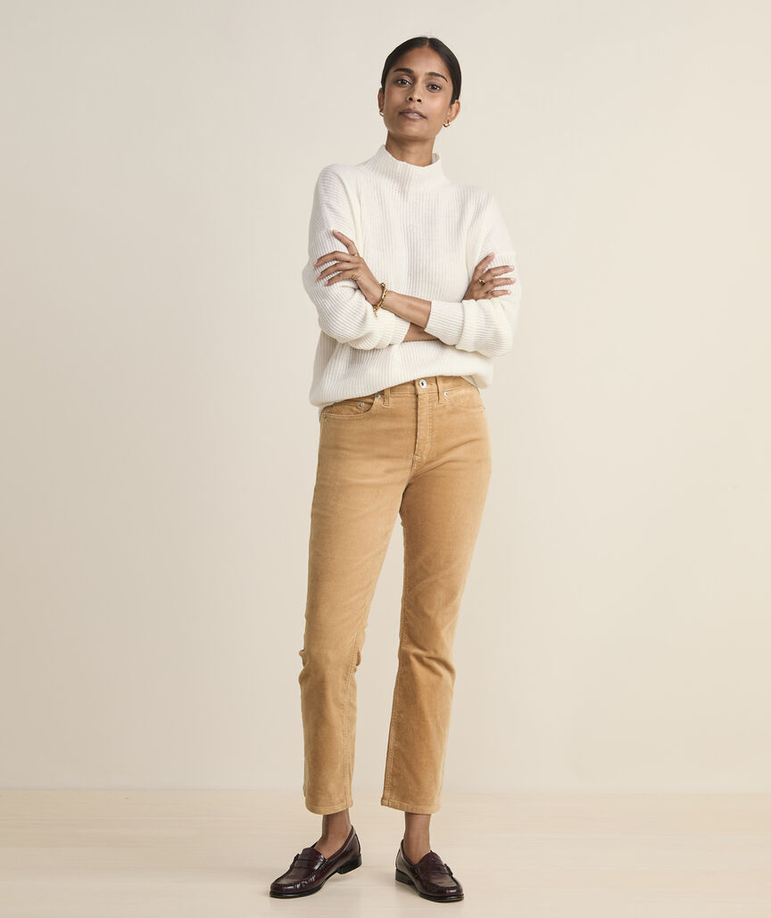 Mid-Rise Kick Flare Cords