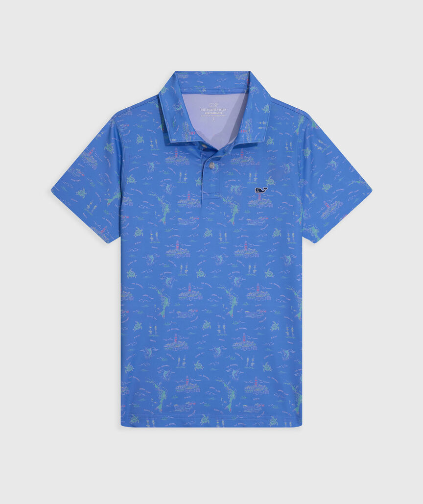 OUTLET Boys' Hope Scenic Performance Polo