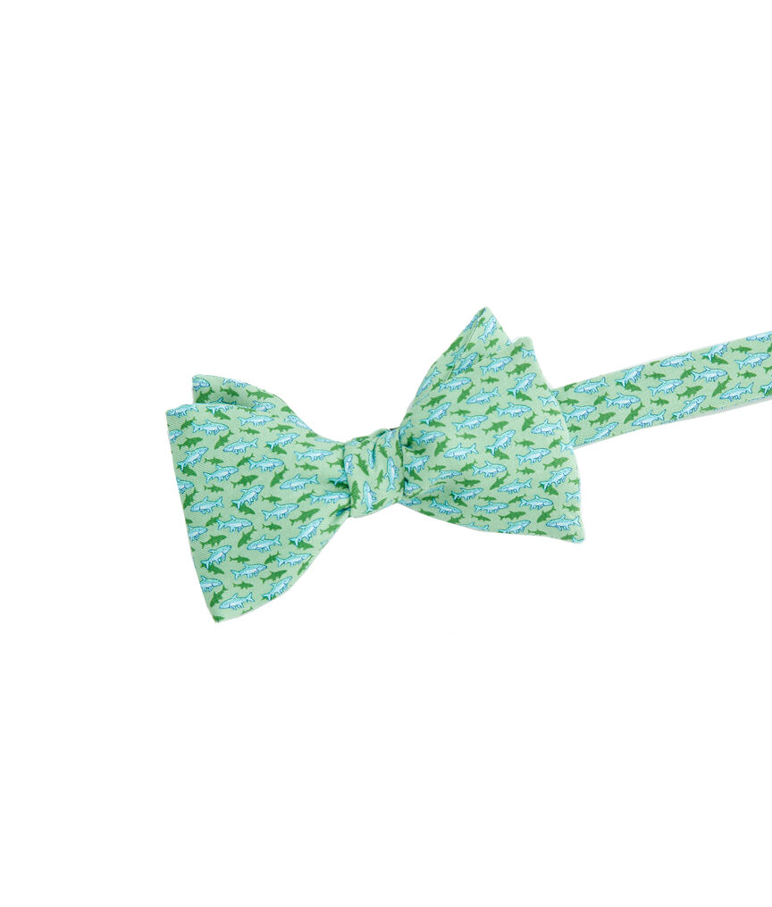 Fish With Shadow Printed Bow Tie