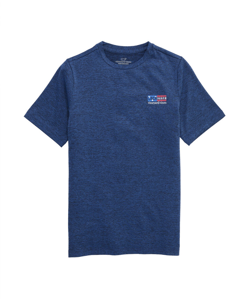 OUTLET Boys' USA Lacrosse Stick Short-Sleeve Performance Tee