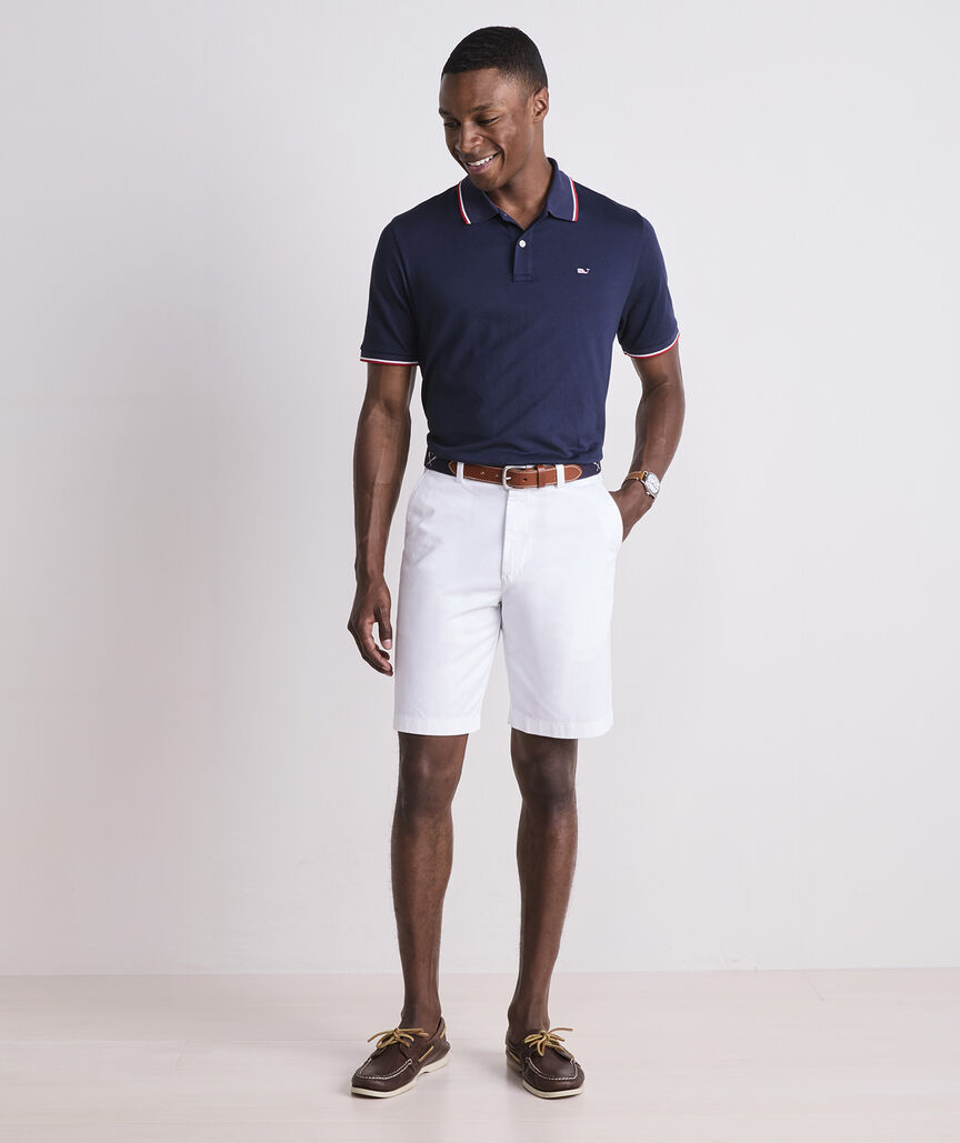 Tipped Edgartown Pique Polo