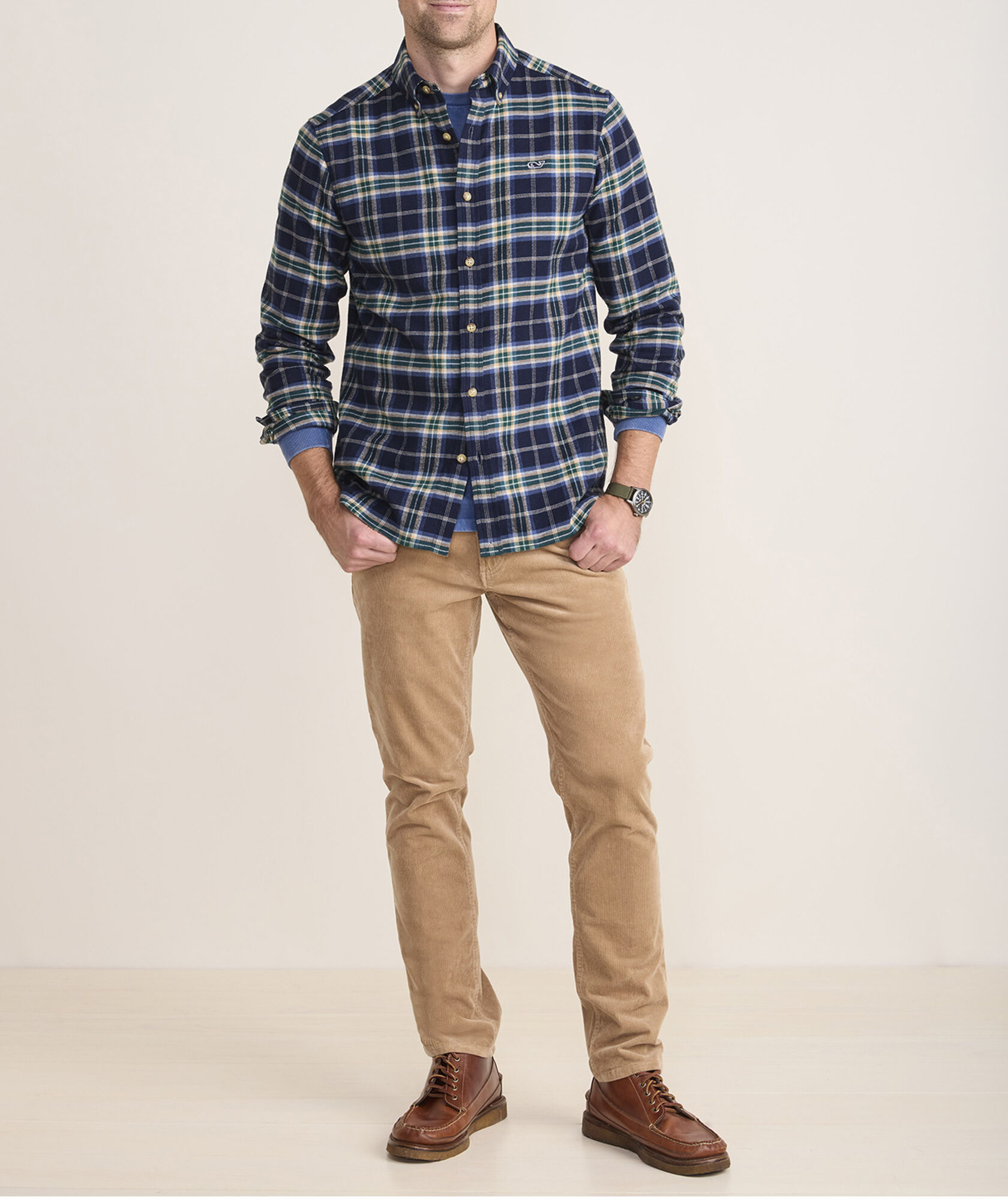 Vineyard Flannel Plaid Shirt