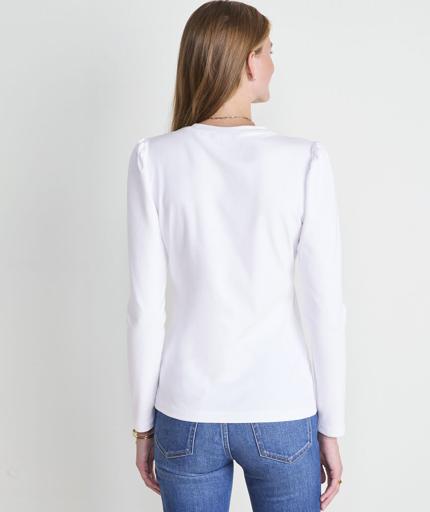 Deluxe Puff-Sleeve Top
