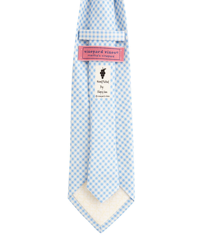 Men's Ties Gingham Silk Tie for Men Vineyard Vines