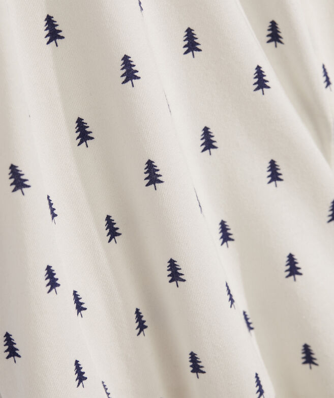 Super-Soft Printed Knit Pajama Shorts Set