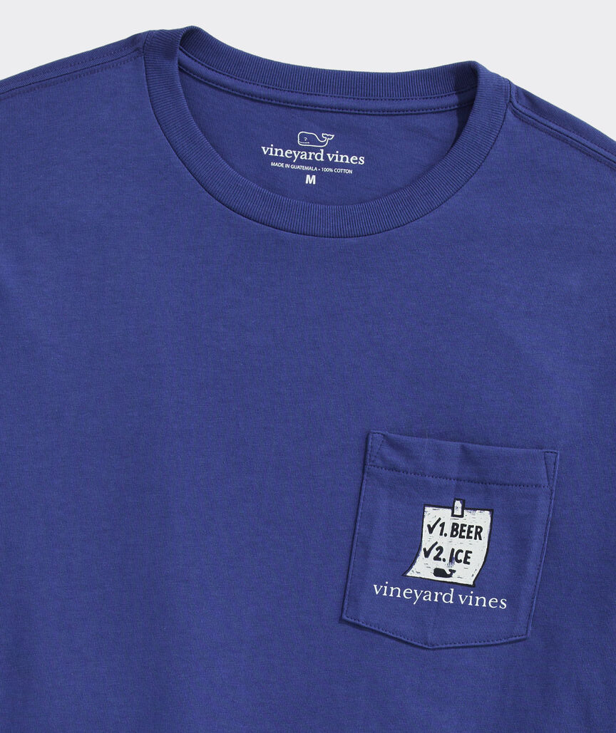 Bucket List Long-Sleeve Pocket Tee
