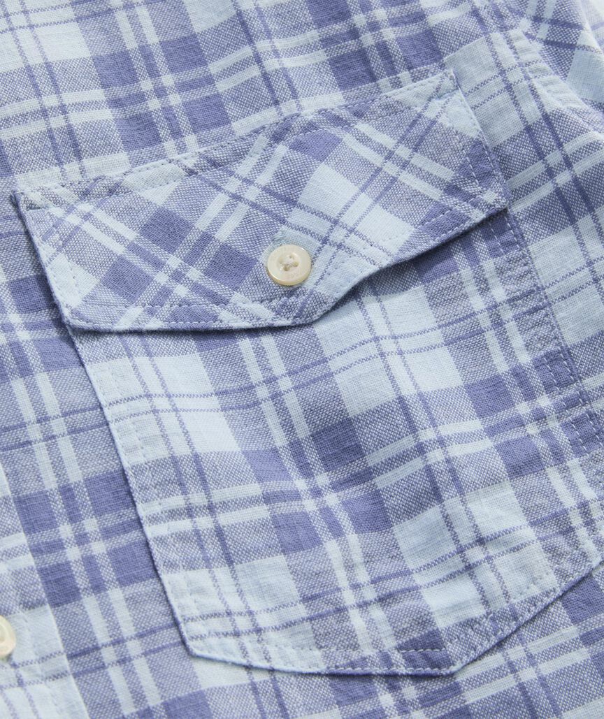 Hummock Pond Plaid Island Cotton Shirt