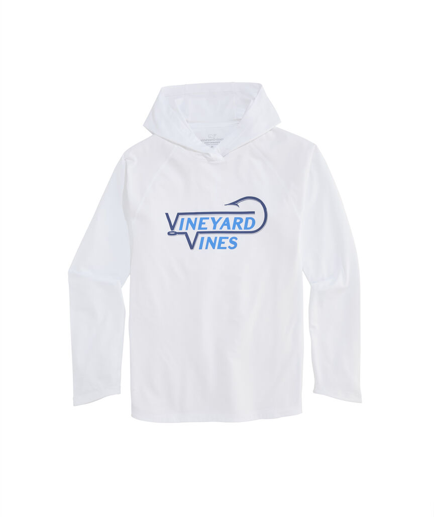 OUTLET Fish Hook Long-Sleeve Performance Hoodie