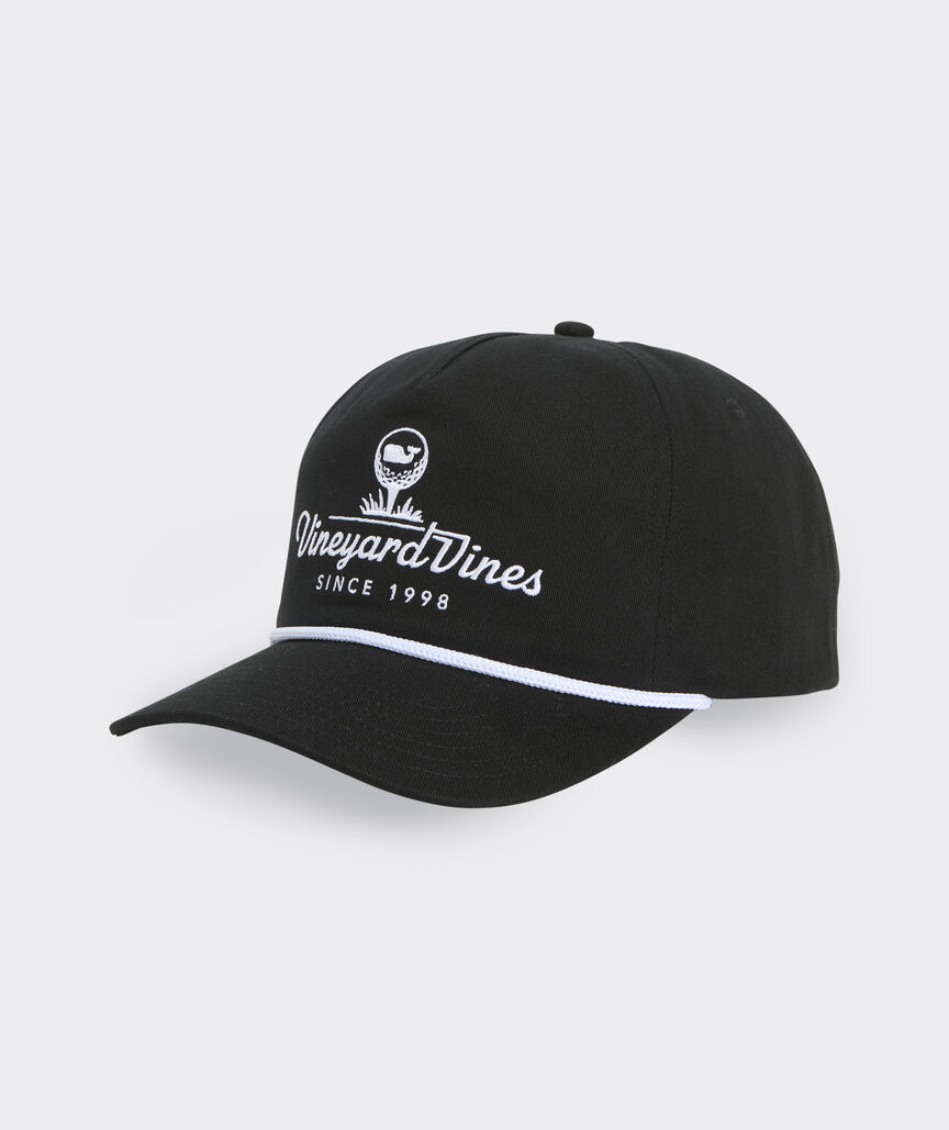 Golf Script Rope Hat