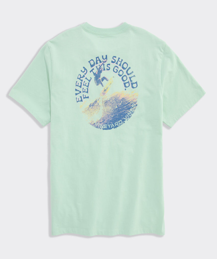 EDSFTG Surfer Poster Short-Sleeve Pocket Tee