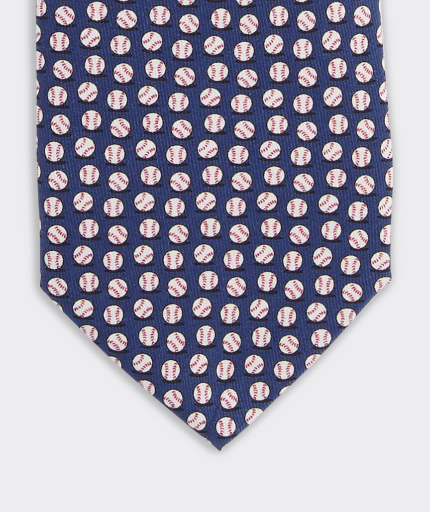 Boys' Micro Baseballs Printed Tie