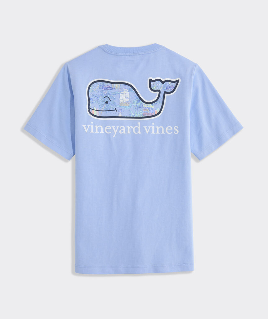 Boys' FL Keys Whale Short-Sleeve Pocket Tee