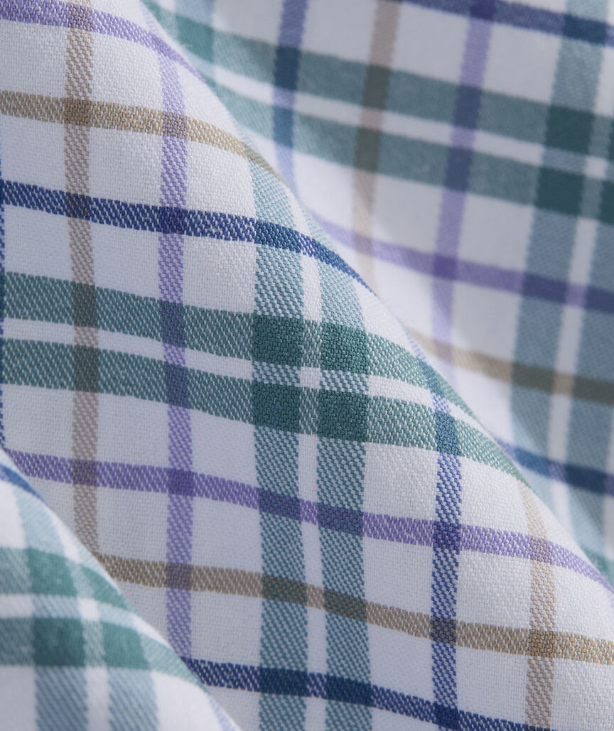 Boys' Performance Cotton Check Shirt