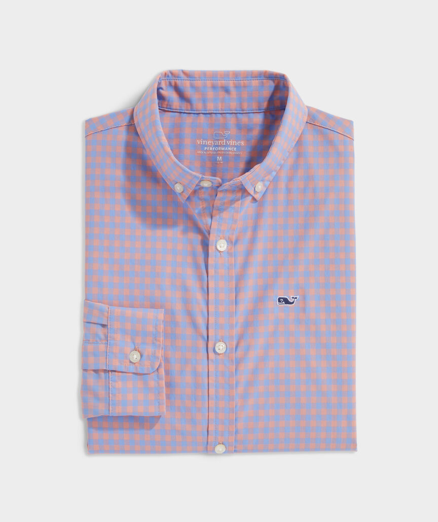Boys' On-The-Go Gingham Shirt