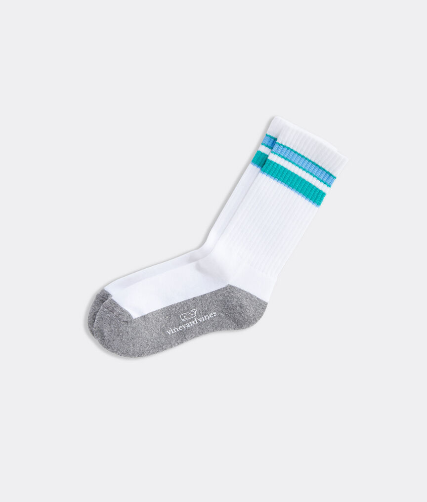 Boys' Multi Stripe Athletic Socks