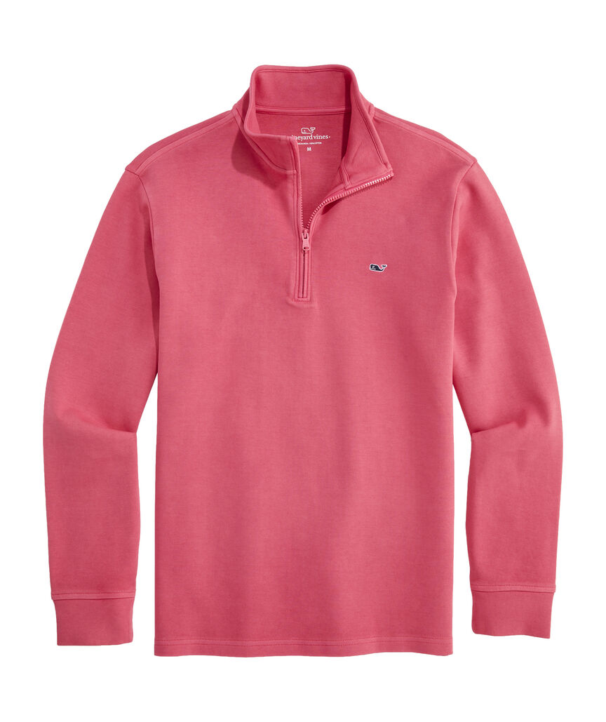 OUTLET Garment-Dyed Jersey Half-Zip