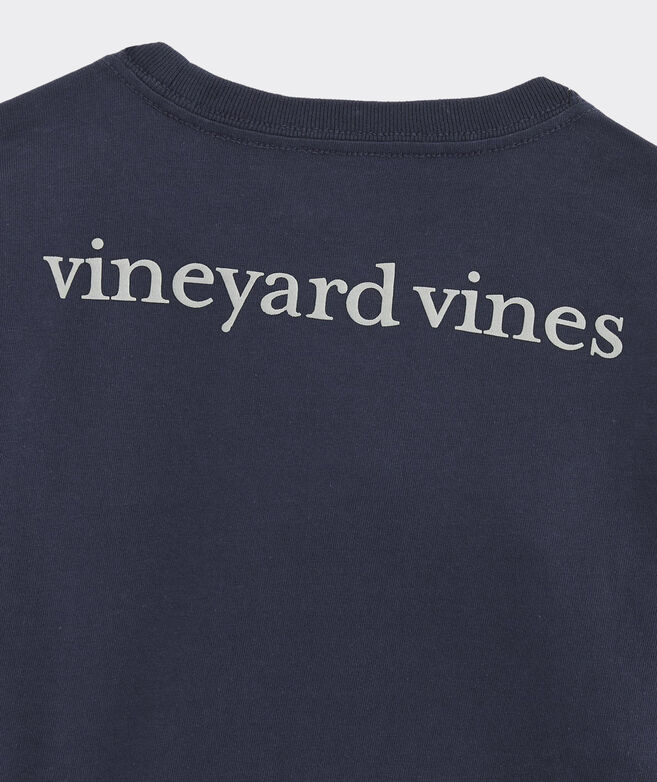 Shop Boys Football Whale Long-Sleeve Tee at vineyard vines
