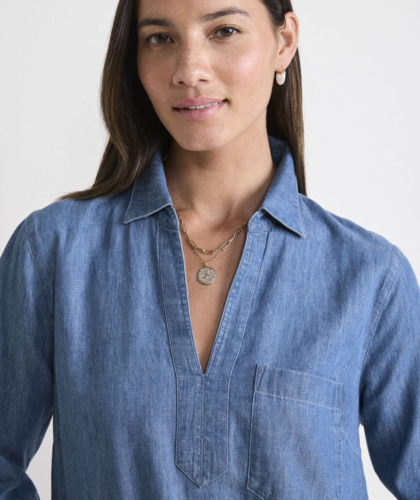 Margo Chambray Shirtdress