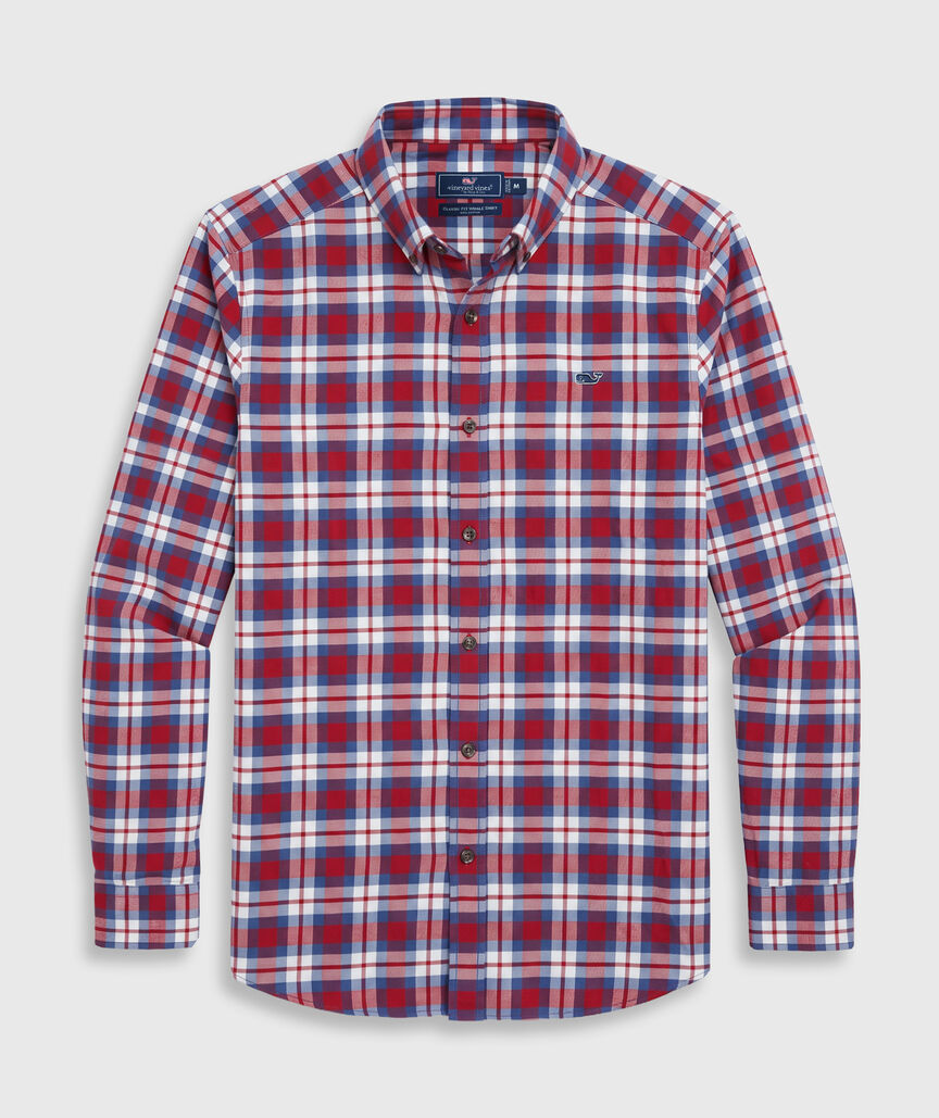 OUTLET Flannel Plaid Shirt