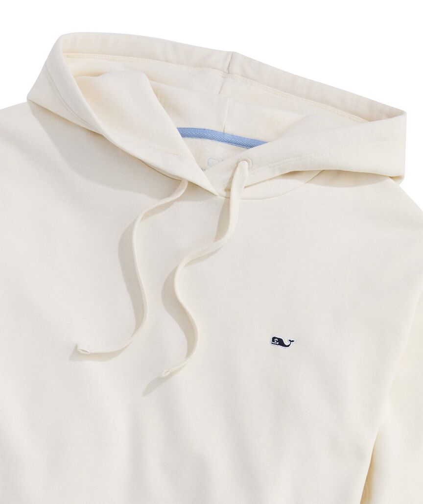 OUTLET Whale Embroidered Brushed Terry Hoodie
