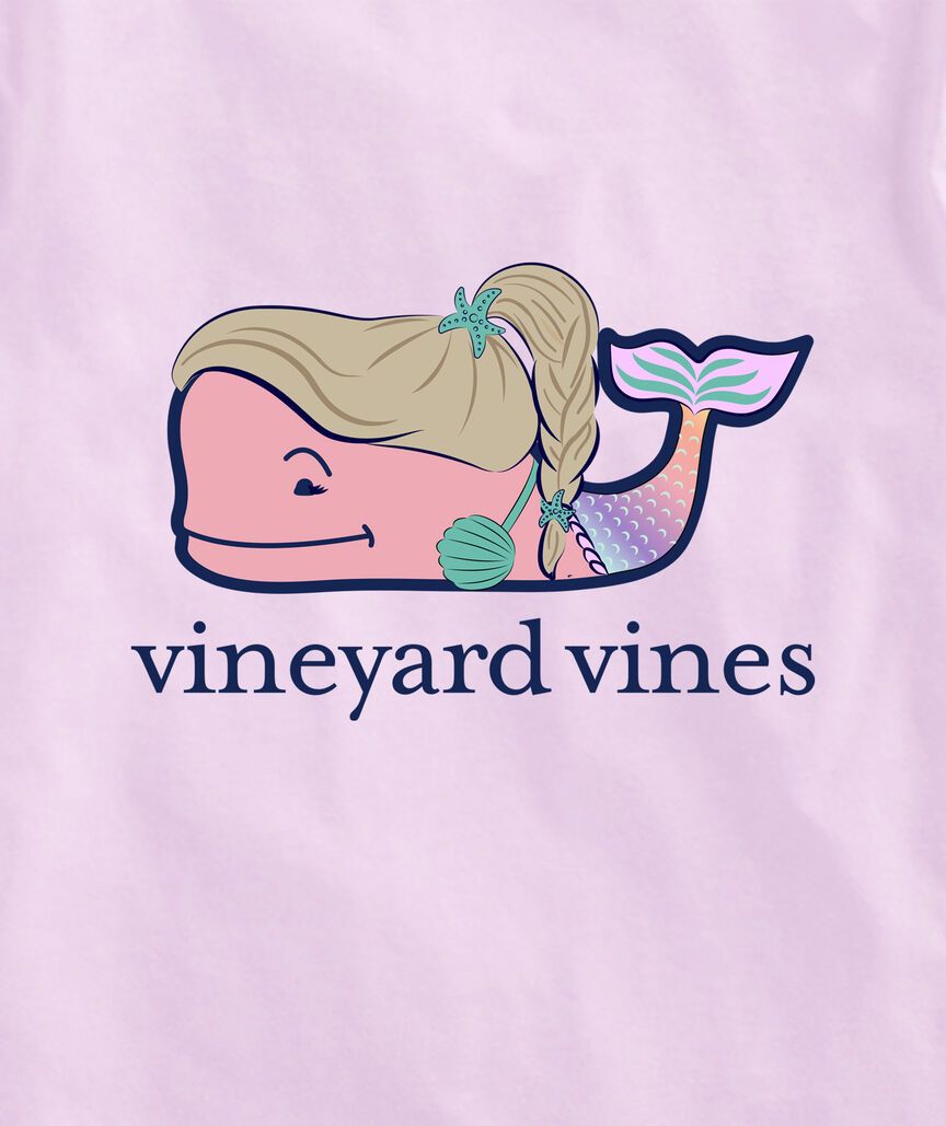OUTLET Kids' Mermaid Whale Short-Sleeve Pocket Tee